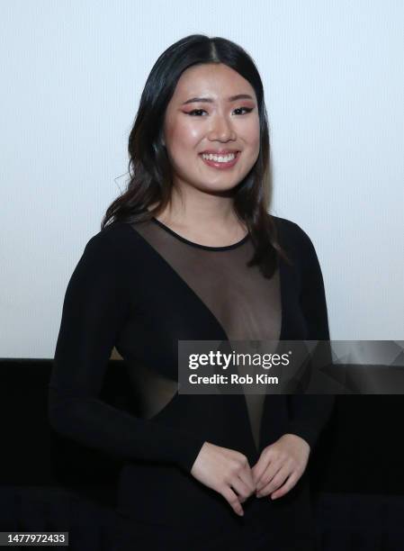 Author Claudia Tan attends the New York Screening of "Perfect Addiction" at AMC Empire 25 on March 29, 2023 in New York City.