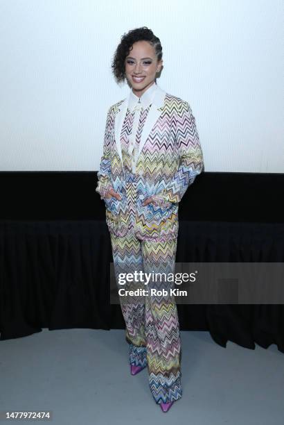 Kiana Madeira attends the New York Screening of "Perfect Addiction" at AMC Empire 25 on March 29, 2023 in New York City.