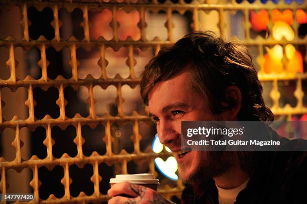 Brian Fallon of American rock band The Gaslight Anthem during an interview for Total Guitar Magazine/Future via Getty Images, October 17 Portsmouth...