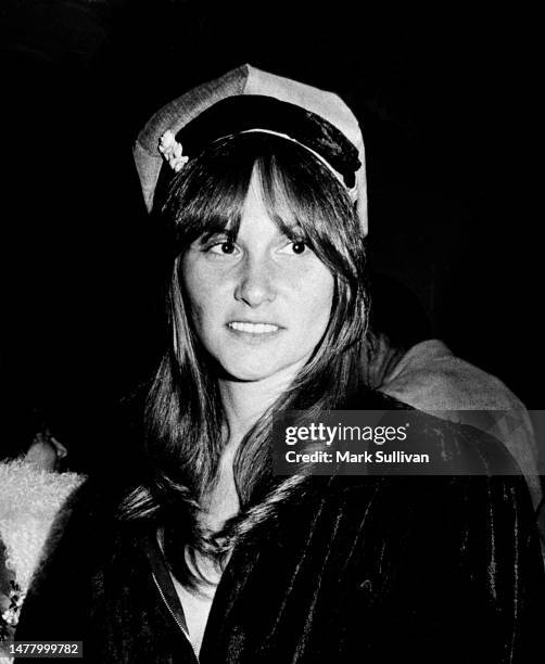 Actress Linda attends party for film Linda Lovelace for President, Hollywood, CA 1975.