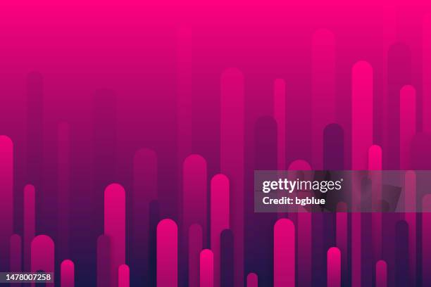 ilustrações de stock, clip art, desenhos animados e ícones de abstract design with pink gradient - trendy background - pink color