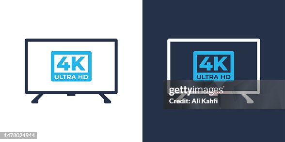 TV 4K icon. Solid icon vector illustration. For website design, logo, app, template, ui, etc. TV 4K icon. Solid icon vector illustration. For website design, logo, app, template, ui, etc.