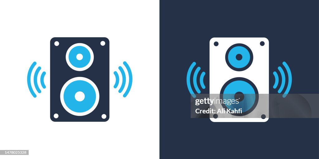 Subwoofer icon. Solid icon vector illustration. For website design, logo, app, template, ui, etc.
