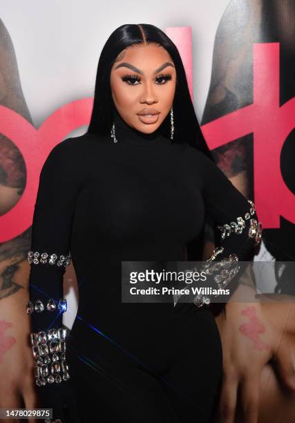 Ariana Fletcher attends the Hype Hair Magazine cover release party in her honor at CRU Lounge on March 29, 2023 in Alpharetta, Georgia.