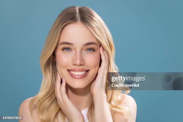 natural beauty - beauty natural no makeup stockfoto's en -beelden