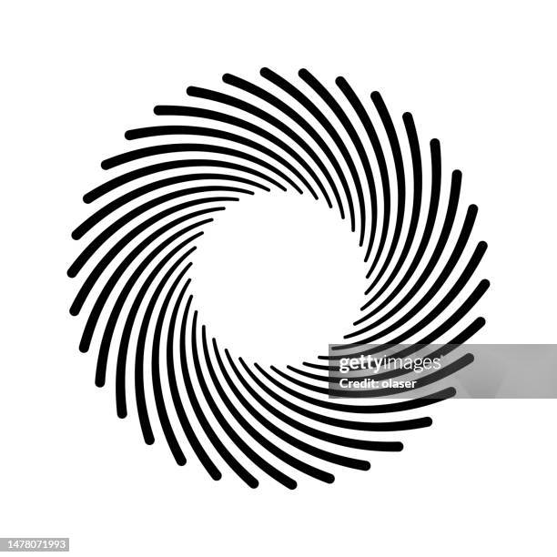 Stylar End Rounded Lines With Rounded Ends In Swirl Pattern With Copy Space High-Res ...