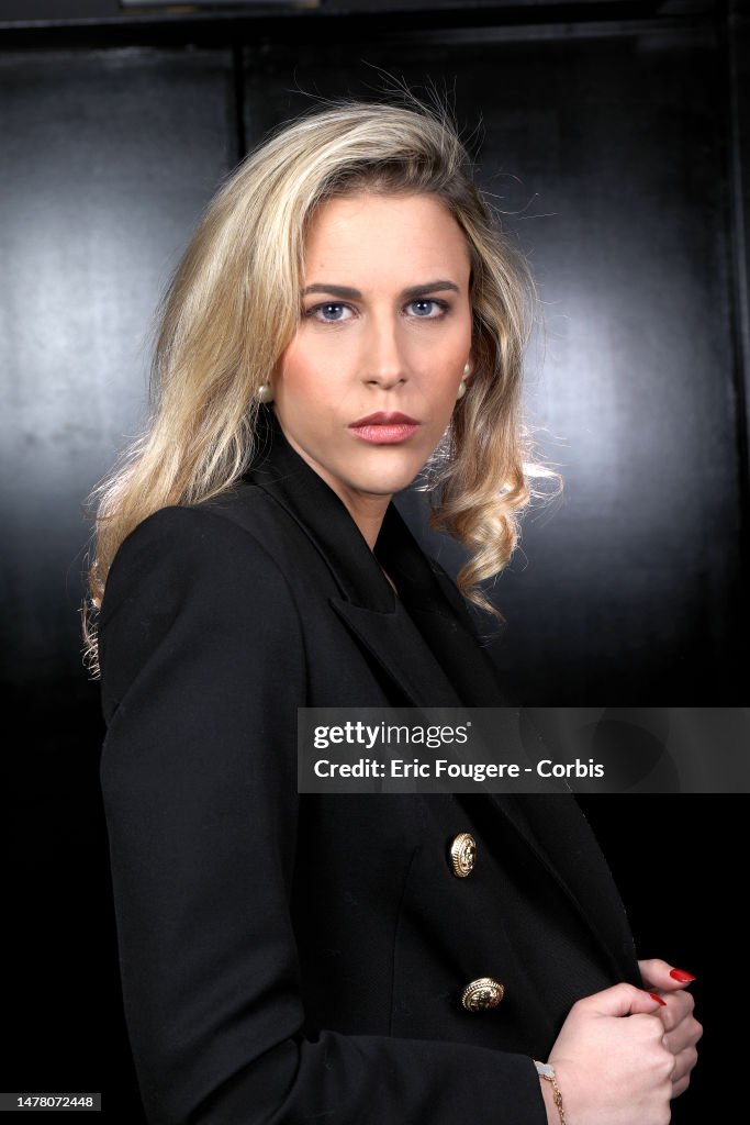 Lawyer Sarah Saldmann poses during a portrait session in Paris,... News