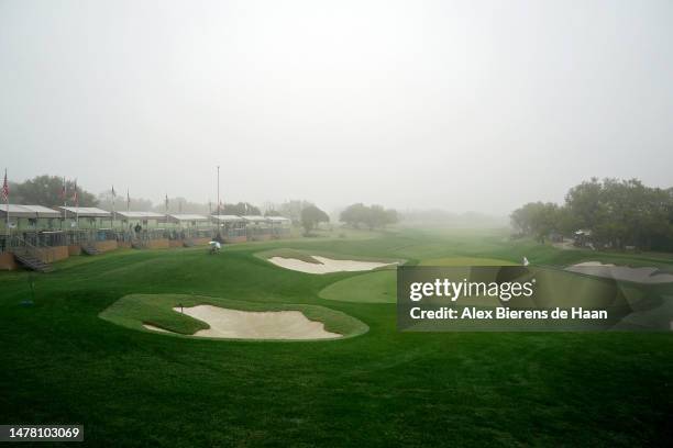 General view of the 15th green during the first round of the Valero Texas Open at TPC San Antonio on March 30, 2023 in San Antonio, Texas.
