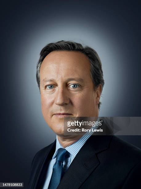 Former Prime Minister of the United Kingdom, David Cameron poses for a portrait on June 20, 2018 in London, England.