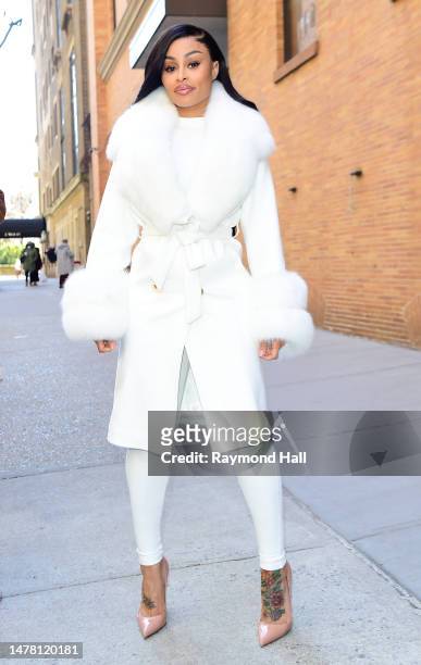 Blac Chyna is seen outside ABC Studio on March 30, 2023 in New York City.
