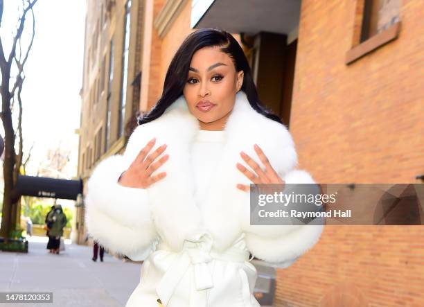 Blac Chyna is seen outside ABC Studio on March 30, 2023 in New York City.