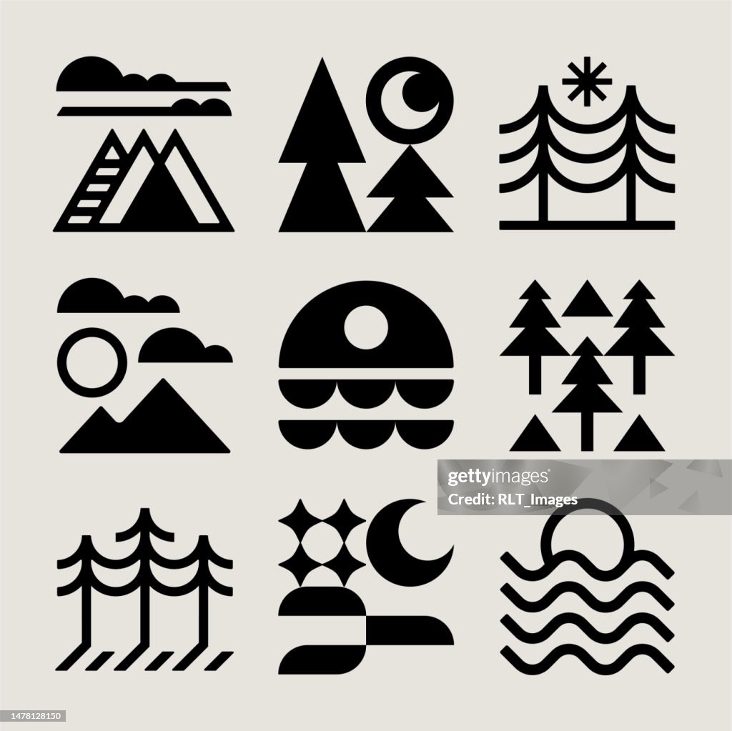Mid-century Modern Outdoor Icons