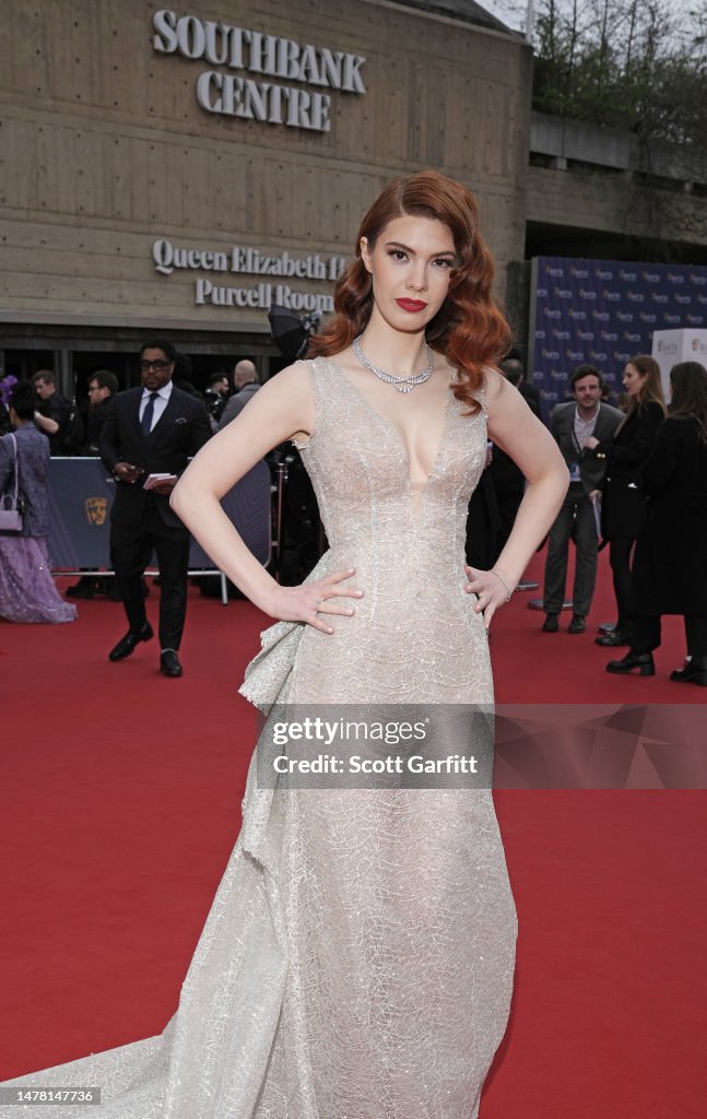 Manon Gage attends the 2023 BAFTA Games Awards at the Queen Elizabeth