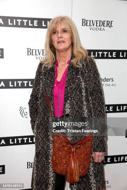 Siobhan Finneran arrives at the West End opening of "A Little Life" at Harold Pinter Theatre on March 30, 2023 in London, England.