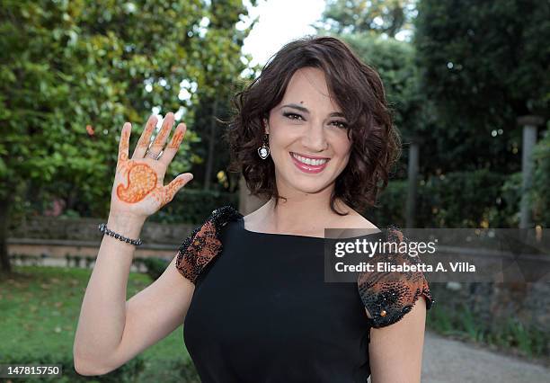 Actress Asia Argento attends 2012 Globo d'Oro - Italian Golden Globes Award at Villa Massimo on July 3, 2012 in Rome, Italy.