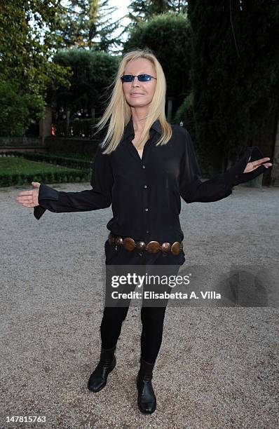 Nicoletta Strambelli aka Patty Pravo attends 2012 Globo d'Oro - Italian Golden Globes Award at Villa Massimo on July 3, 2012 in Rome, Italy.