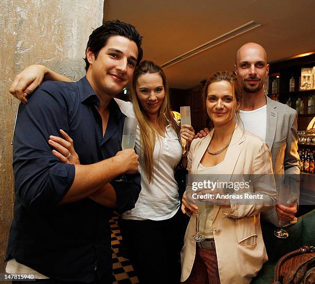 Guests attend a debate at Liberatum Berlin hosted by Grey Goose vodka at Soho House Apartments Berlin. The two day summit brings together cultural...