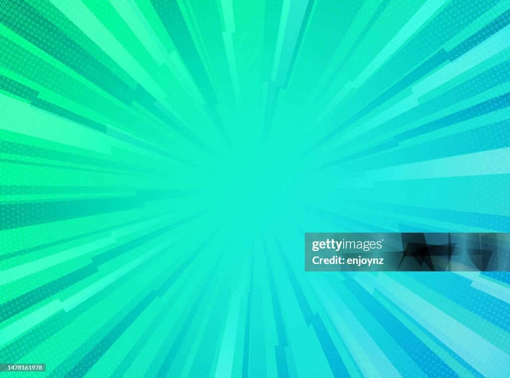 Exploding comic starburst turquoise blue vector explosion