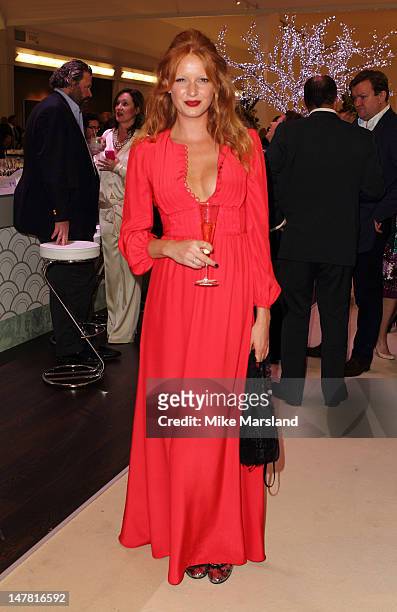 Olivia Inge attends The Masterpiece Midsummer Party at Royal Hospital Chelsea on July 3, 2012 in London, England.