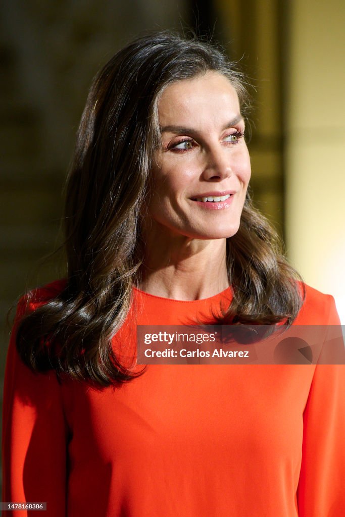 Spanish Royals Attend A Literature Event To Commemorate The Centenary Of "Casa Del Libro"