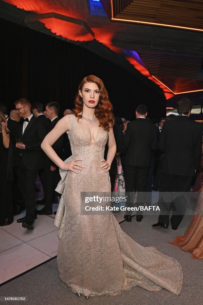 Manon Gage attends the 2023 BAFTA Games Awards Champagne Reception at