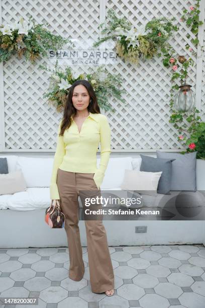 Marianna Hewitt attends the Shani Darden Hydration Peptide Cream Launch Lunch at San Vicente Bungalows on March 30, 2023 in West Hollywood,...