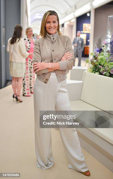 India Hicks attends The Masterpiece Midsummer Party at Royal Hospital Chelsea on July 3, 2012 in London, England.