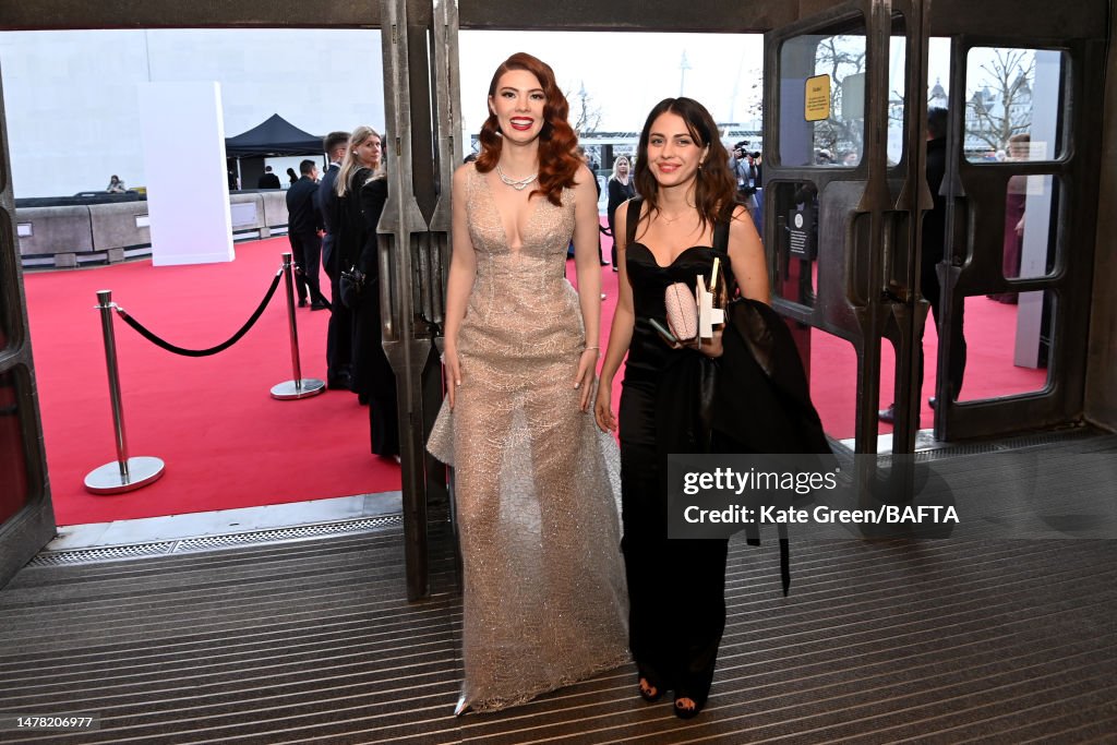 Manon Gage and Natalie Watson attend the 2023 BAFTA Games Awards at