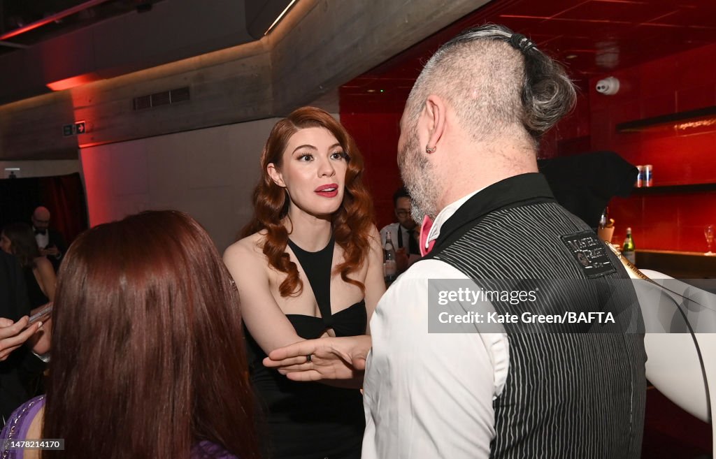 Manon Gage attends the 2023 BAFTA Games Awards After Party at the