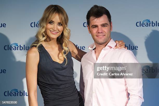 Fonsi Nieto and Alba Carrillo attend "Que Enciende Tu Pasion" awards at ABC museum on July 4, 2012 in Madrid, Spain.