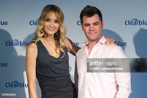 Fonsi Nieto and Alba Carrillo attend "Que Enciende Tu Pasion" awards at ABC museum on July 4, 2012 in Madrid, Spain.