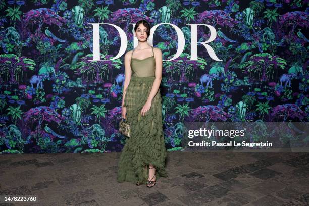 Deva Cassel attends the Christian Dior Womenswear Fall 2023 show at the Gateway of India monument on March 30, 2023 in Mumbai, India.