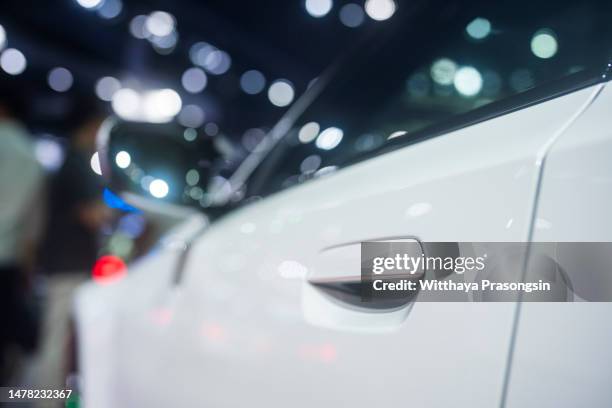 abstract car handle - silver metal stock pictures, royalty-free photos & images