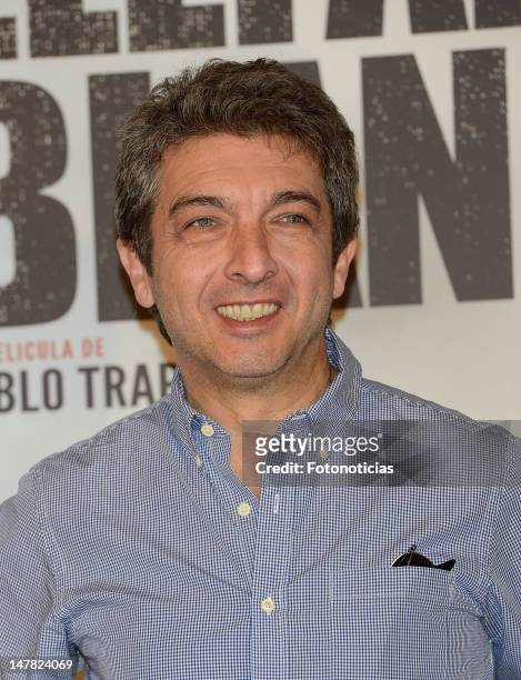 Actor Ricardo Darin attends a photocall for 'Elefante Blanco' at Casa de America on July 4, 2012 in Madrid, Spain.