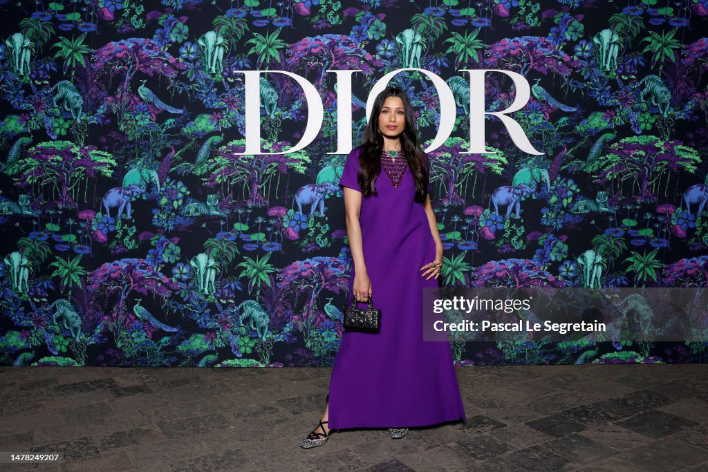 Christian Dior : Photocall - Womenswear Fall 2023 Show In Mumbai