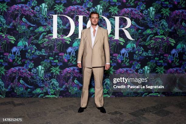 Pierre Casiraghi attends the Christian Dior Womenswear Fall 2023 show at the Gateway of India monument on March 30, 2023 in Mumbai, India.