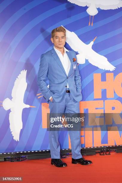 Actor Aaron Kwok Fu-shing attends the opening ceremony of the 47th Hong Kong International Film Festival on March 30, 2023 in Hong Kong, China.