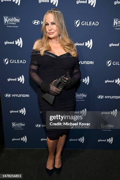 Jennifer Coolidge attends the GLAAD Media Awards at The Beverly Hilton on March 30, 2023 in Beverly Hills, California.