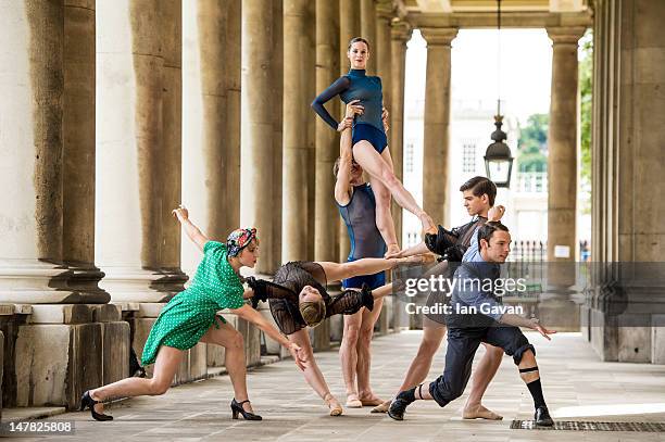 Nancy Osbaldeston, Barry Drummond from the English National Ballet, Christopher Harrison, Amy Hadley from the Scottish Ballet and Eleesha Drennan and...