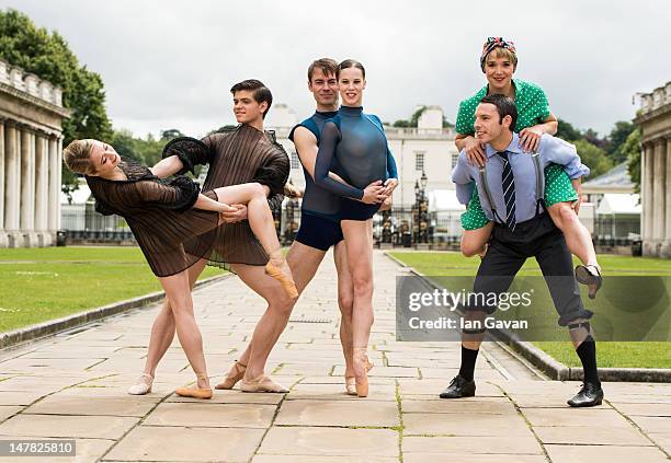 Nancy Osbaldeston, Barry Drummond from the English National Ballet, Christopher Harrison, Amy Hadley from the Scottish Ballet and Eleesha Drennan and...