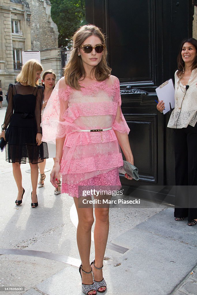 Valentino: Arrivals - Paris Fashion Week Haute Couture F/W 2013