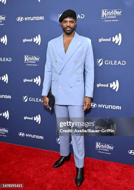 Carl Clemons-Hopkins attends the 34th Annual GLAAD Media Awards Los Angeles at The Beverly Hilton on March 30, 2023 in Beverly Hills, California.