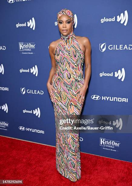 Gabrielle Union attends the 34th Annual GLAAD Media Awards Los Angeles at The Beverly Hilton on March 30, 2023 in Beverly Hills, California.