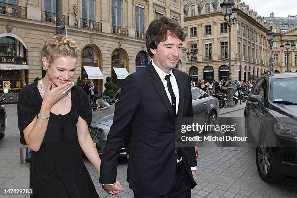 Natalia Vodianova and Antoine Arnault attend Louis Vuitton New Boutique Opening as part of Paris Haute-Couture Fashion Week Fall / Winter 2013 at...