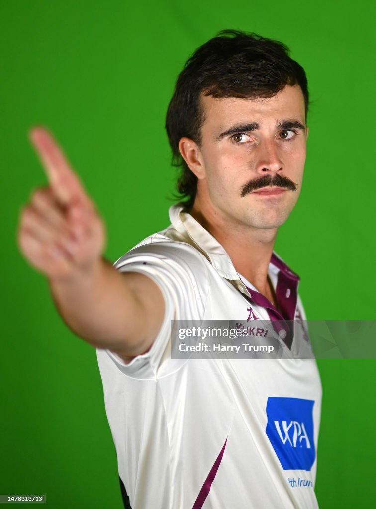 Ben Green of Somerset CCC poses for a photo during a Somerset CCC ...