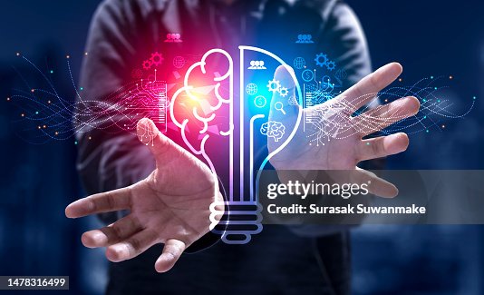 Innovation. New concept ideas with innovations hand in hand with future lamp technology and inspiration in science and communication concepts. Innovation. New concept ideas with innovations hand in hand with future lamp technology and inspiration in science and communication concepts.