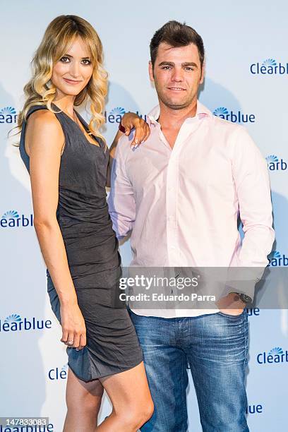 Fonsi Nieto and Alba Carrillo attend 'Que Enciende Tu Pasion' Awards at ABC museum on July 4, 2012 in Madrid, Spain.