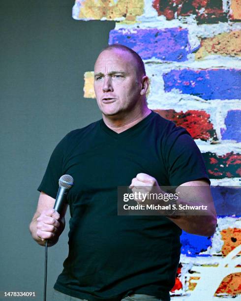 Comedian Jay Mohr performs at The Ice House Comedy Club on March 30, 2023 in Pasadena, California.