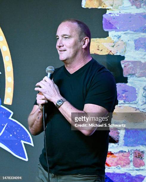 Comedian Jay Mohr performs at The Ice House Comedy Club on March 30, 2023 in Pasadena, California.