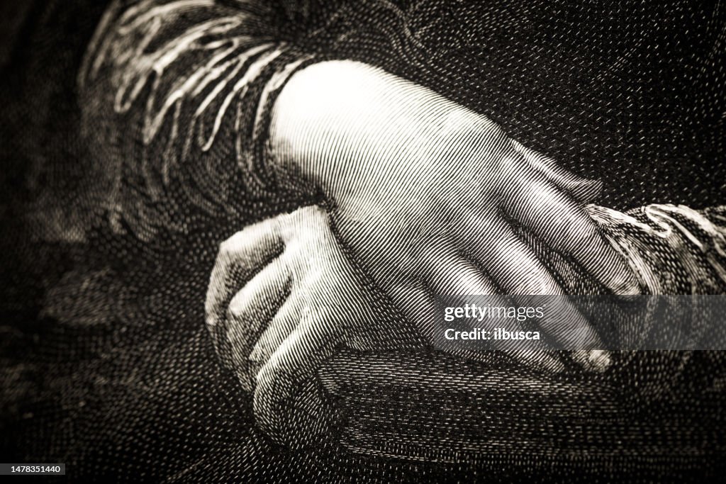 Leonardo's sketches and drawings: Mona Lisa (La Gioconda)